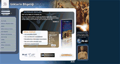 Desktop Screenshot of goklerinbilgeligi.com